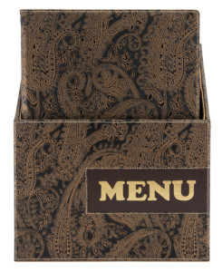 Securit Protège-menus DESIGN CORK, A4, boîte de 10