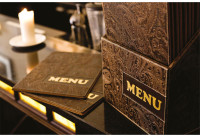 Securit Protège-menus DESIGN PAISLEY, A4, boîte de 10 Securit Protège-menus DESIGN PAISLEY, A4, boîte de 10