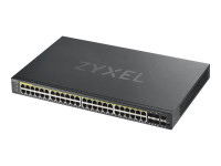 Zyxel 48-Port Gigabit Smart Managed PoE+ Switch 375W NebulaFlex Cloud