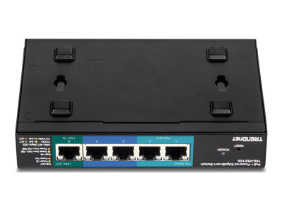 TrendNet : 5PORT GB POE+ POWERED EDGESMART SWITCH W/ POE PASS THROUGH (15W)