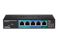 TrendNet : 5PORT GB POE+ POWERED EDGESMART SWITCH W/ POE PASS THROUGH (15W)