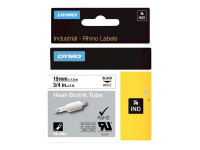 Dymo : HST D1 19MMX1.5M BLACK avec HITE