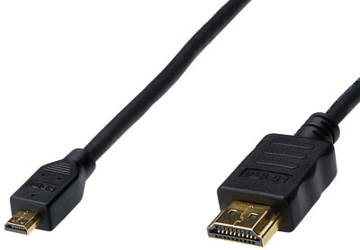 DIGITUS Anschlusskabel High Speed, HDMI-A - Micro HDMI-D