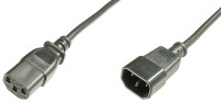 Rallonge IEC DIGITUS, 1,2 m, noir Rallonge IEC DIGITUS, 1,2 m, noir