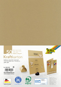 folia Papier kraft, 230 g/m2, A5, 50 feuilles