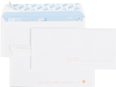 GPV Enveloppes précasées, DL, 110 x 220 mm, blanc