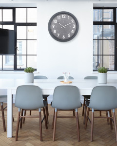 CEP Orium Horloge murale Maxi, montre quartz, gris