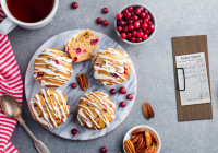 Securit Planchette avec pince WALNUT, en noyer Securit Planchette avec pince WALNUT, en noyer