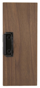 Securit Planchette avec pince WALNUT, en noyer