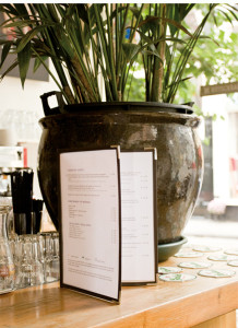 Securit Porte-menu CRYSTAL, A4, pour 2 feuilles