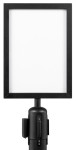 Securit Barrière de guidage RETRACTABLE - pied, noir Securit Barrière de guidage RETRACTABLE - pied, noir
