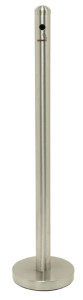 Securit Système cendrier au sol SMOKER POLES - socle, argent