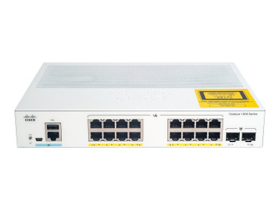 Cisco : CATALYST 1000 16PORT GE FULL POE 2X1G SFP LANBASE