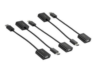 Startech : DISPLAYPORT TO VGA ADAPTER 1920X1200 - MONITOR DONGLE - 5PK