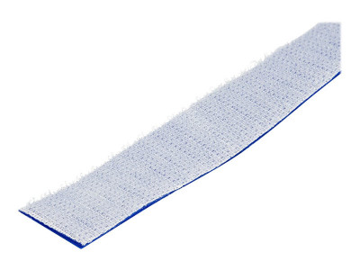 Startech : Rouleau de ruban 7,6m à à bouclettes auto-grippantes BLEU Attaches de câble ajustables