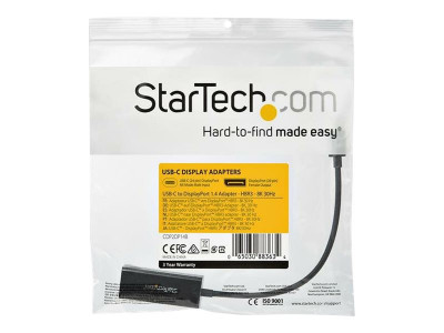 Startech : USB C TO DISPLAYPORT ADAPTER 8K 30HZ - HBR3 ADAPTER