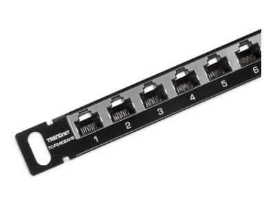 TrendNet : 24 PORT CAT6A PATCH PANEL SHIELDED HALF-U