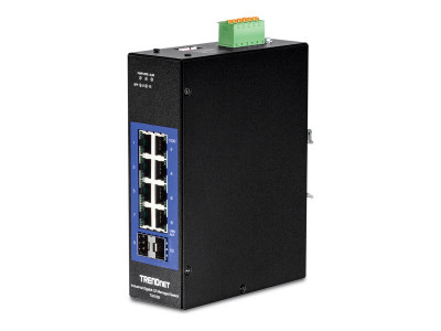 TrendNet : 10-PORT IND.GB L2 MGD SWITCH DIN-RAIL