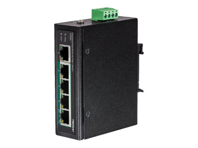 TrendNet : 5-PORT IND.FAST ETH POE+ SWITCH DIN-RAIL