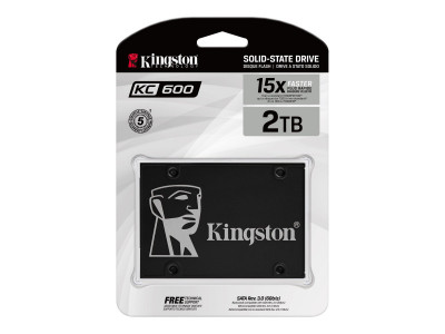 Kingston : 2048G KC600 SATA3 2.5IN SSD only drive