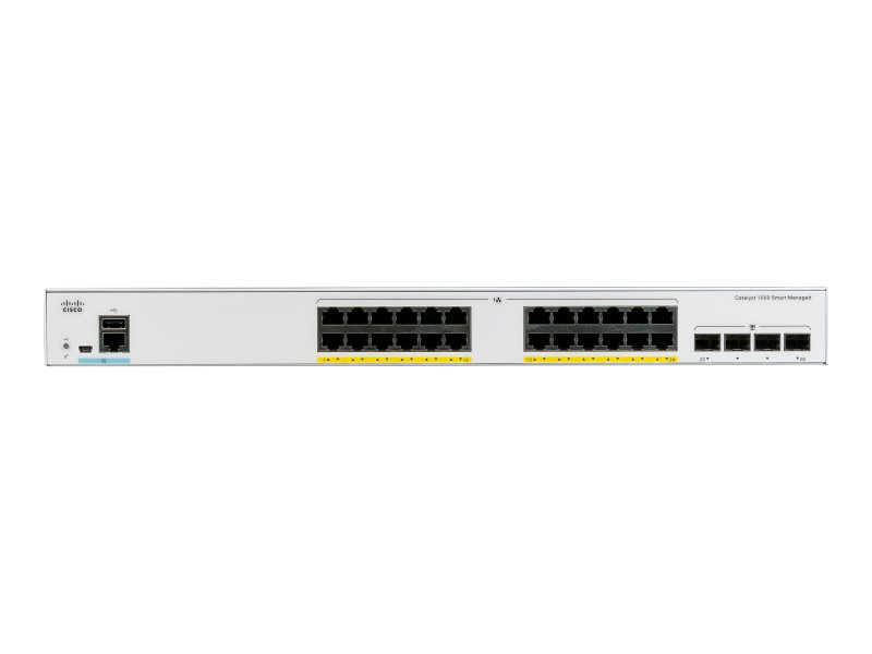 Cisco : CATALYST 1000 24 PORT GE POE 4 X 10G SFP