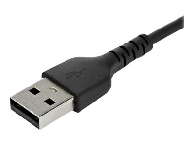 Startech : 2M DURABLE USB 2.0 TO USB C cable Noir ARAMID FIBER