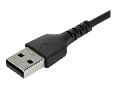 Startech : 2M DURABLE USB 2.0 TO USB C cable Noir ARAMID FIBER