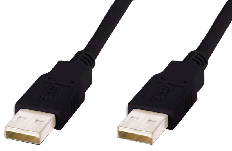 DIGITUS Câble de raccordement USB 2.0, fiches USB-A - USB-A