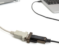 Adaptateur USB 2.0 DIGITUS, USB-C - RS232, noir