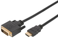 Câble adaptateur HDMI DIGITUS, HDMI-A - DVI, noir, 2 m