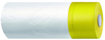 WESTEX Kombi Mask Ruban toile 2en1, 550 mm x 20 m, jaune