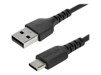 Startech : 1M DURABLE USB 2.0 TO USB C cable BLACK ARAMID FIBER