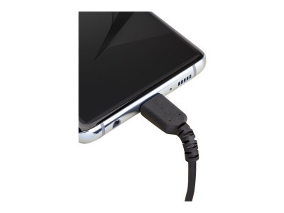 Startech : 1M DURABLE USB 2.0 TO USB C cable BLACK ARAMID FIBER