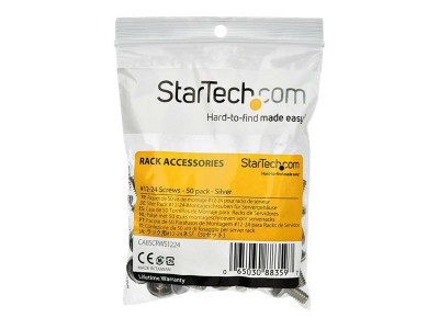 Startech : 12-24 SERVER RACK SCREWS 50 pack - NICKEL-PLATED