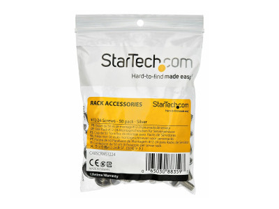 Startech : 12-24 SERVER RACK SCREWS 50 pack - NICKEL-PLATED
