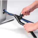 Fellowes Gaine de câbles Câble Zip, longueur: 2,0 m, blanc Fellowes Gaine de câbles Câble Zip, longueur: 2,0 m, blanc