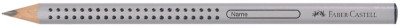 FABER-CASTELL Bleistift Jumbo GRIP, HB, silber