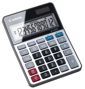 Canon Calculatrice de bureau LS-122 TS, alimentation solaire