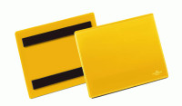 Porte-étiquette magnétique DURABLE, A4 paysage, jaune