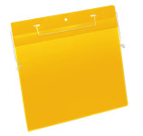 Pochette métallique DURABLE, format A5 paysage, jaune Pochette métallique DURABLE, format A5 paysage, jaune