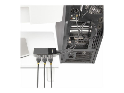 Startech : 3 PORT DISPLAYPORT MST HUB 3 X 4K - pour WINDOWS - DP 1.4