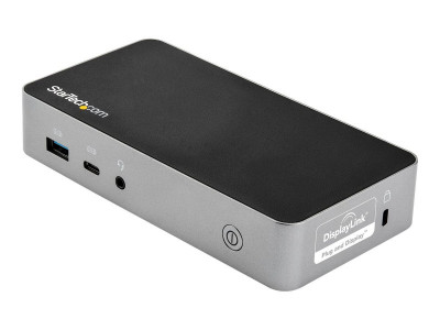Startech : USB-C DOCK pour 2 HDMI MONITORS 60W PD GBE