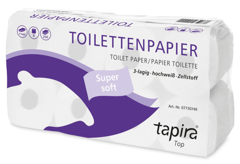 Tapira Papier toilette, 4 couches, paquet géant, extra blanc