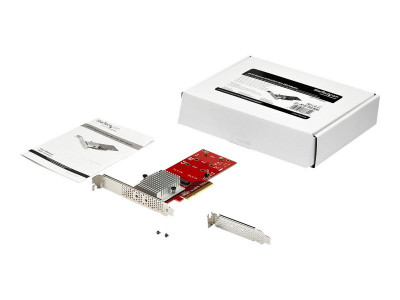 Startech : X8 DUAL M.2 PCIE SSD ADAPTER pour PCIE NVME / AHCI M.2 SSDS