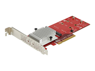 Startech : X8 DUAL M.2 PCIE SSD ADAPTER pour PCIE NVME / AHCI M.2 SSDS