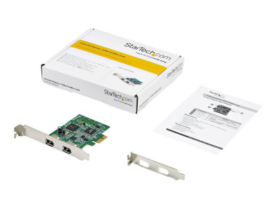 Startech : 2 PORT PCIE FIREWIRE card TI TSB82AA2 CHIPSET-WIN/MAC