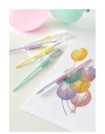 FABER-CASTELL Set de pinceaux à poils synthétiques pastel FABER-CASTELL Set de pinceaux à poils synthétiques pastel