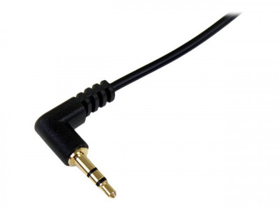 Startech : 6 FT SLIM 3.5MM TO RIGHT ANGLE STEREO AUDIO cable - M/M