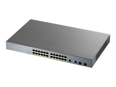 Zyxel : 24 PORT MANAGED CCTV POE SWITCH LONG RANGE 375W