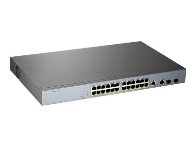 Zyxel : 24 PORT MANAGED CCTV POE SWITCH LONG RANGE 375W